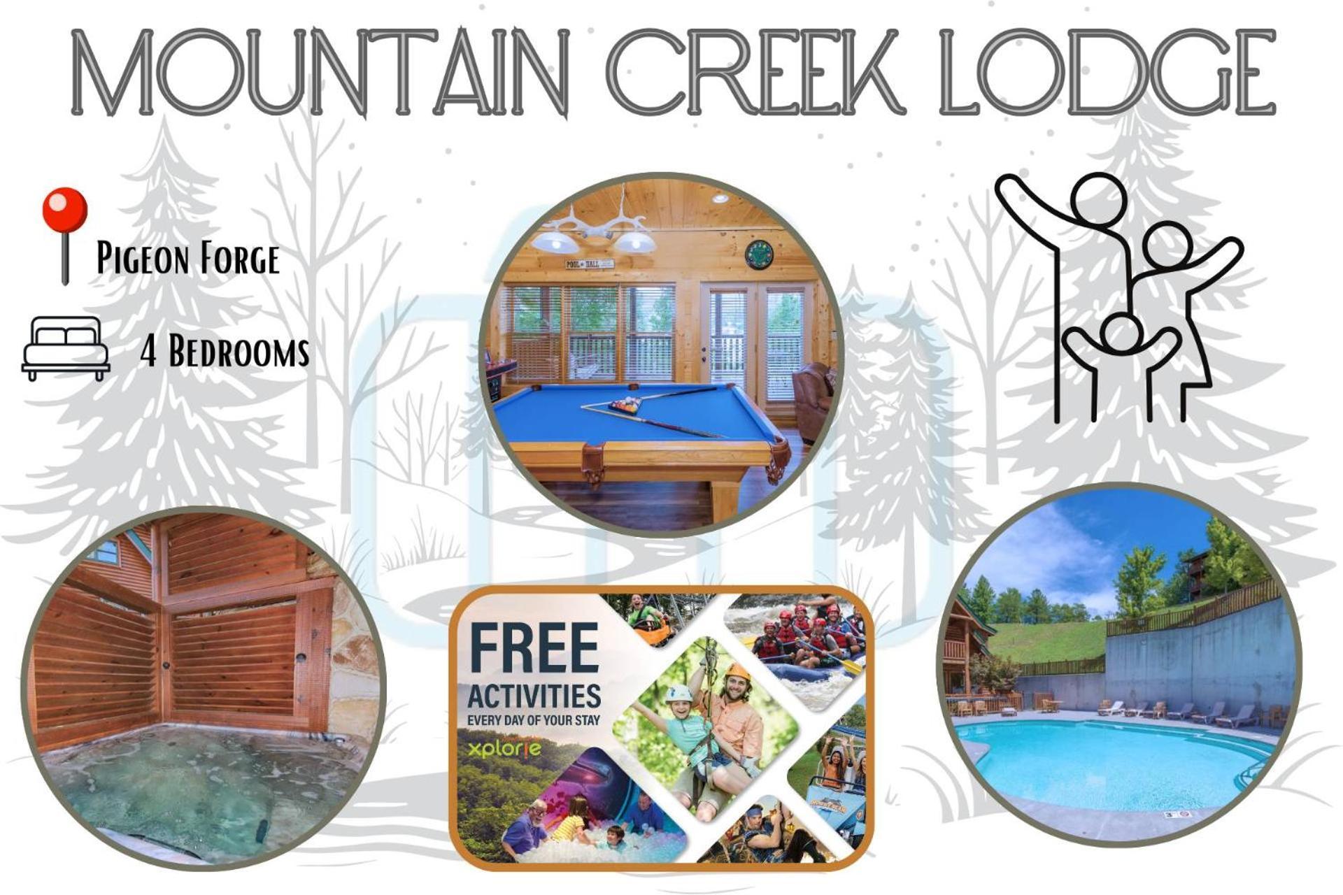 Mountain Creek Lodge Пиджен Фордж Екстериор снимка